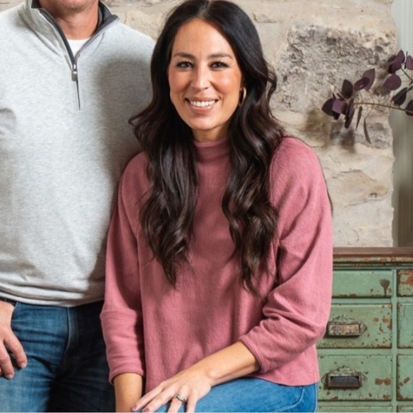 Madewell Texture & Thread Buttonback Mockneck Autumn Berry Size M - Picture 1 of 8